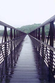 James River Footbridge - our starting point