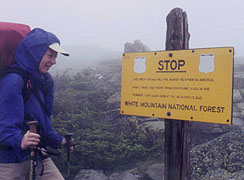 Mt Washington warning sign